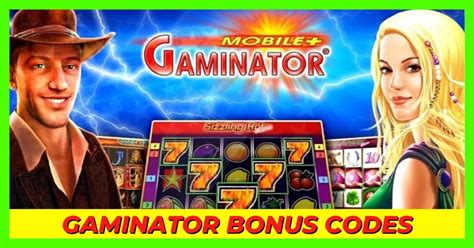 gaminator mobile bonus code 2022